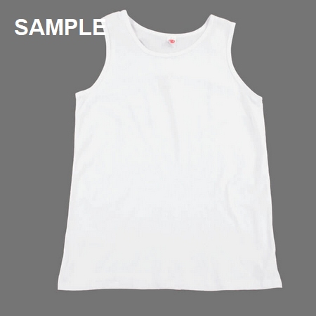 MENS EYELET WHITE UDW VEST