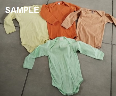 INF BABY SSLV LSLVE PLAIN BODYVESTS
