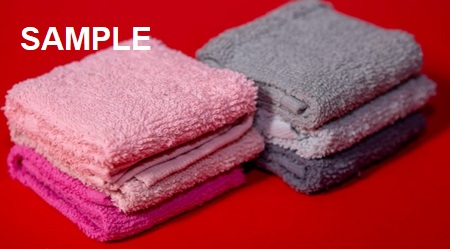 INF BABY PLAIN 3PK FACECLOTHS 30X30CM 64345