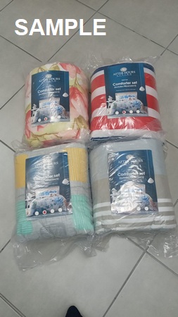 DOUBLE BED ASSTD POLY COMFORTERS