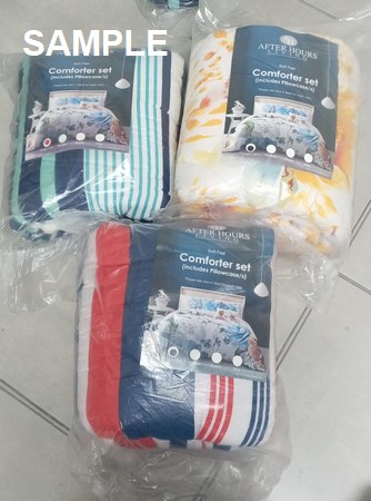 SINGLE 3QTR BED POLY COMFORTERS 81128