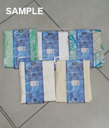 SHOWER CURTAINS 180X180CM