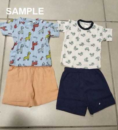 INF BOYS SSLV TEE W SHORT SET
