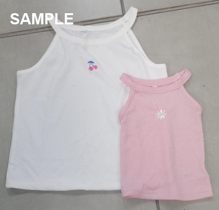 GIRLS RIBBED VEST CA22726 23133