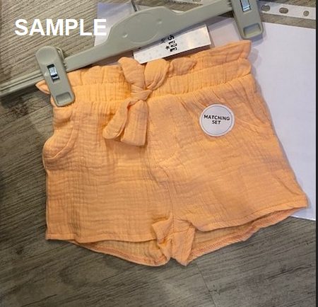 TODD GIRL PEACH SURF INT SHORTS TA23827