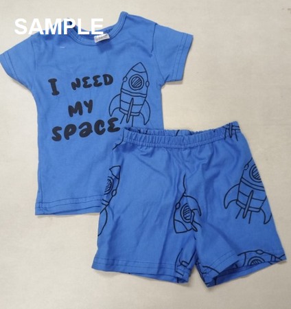 T BOYS ROYAL BLUE I NEED SPACE PTD PJ SET
