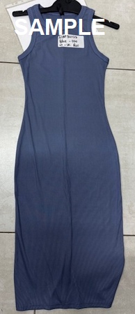 LDS SLESS RIB LONG DRESS MM34127
