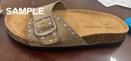 LDS STUDDED BUCKLE SANDALS PRIMARK