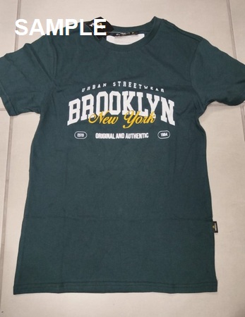 MNS SSLV GREEN BROOKLYN PTD TEE  ID60897