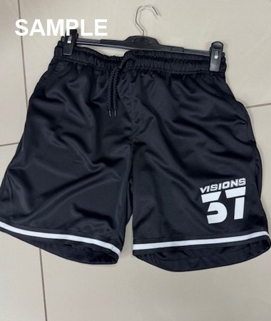 MNS BLK RUGBY 37 PTD SHORTS  RMS8373
