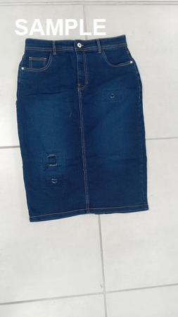 LDS ASSTD DENIM SKIRTS